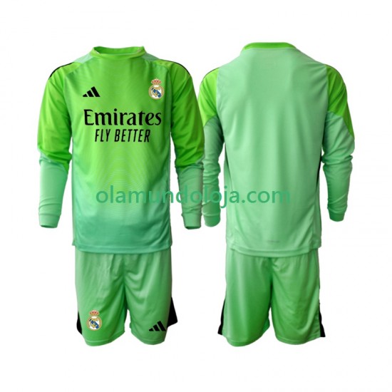 Camisola Real Madrid Criança Equipamento Segundo 2025-2026 Manga Comprida